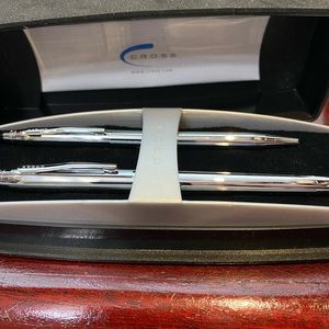 Cross classic roller ball and ballpoint pen set